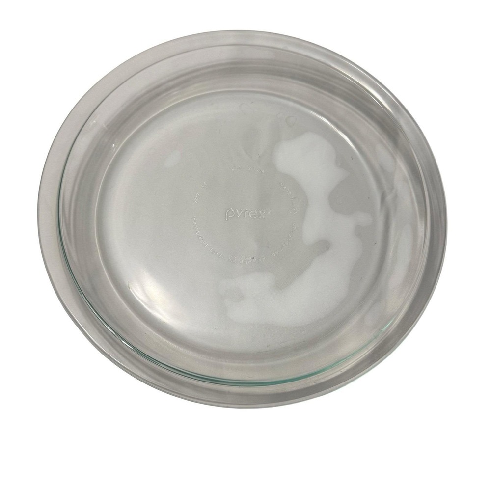 Vintage Pyrex 209 Clear Glass Pie Plate 9" 23cm Oven Microwave Baking Dish